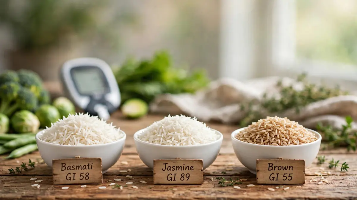 Best rice for diabetics basmati vs jasmine vs brown